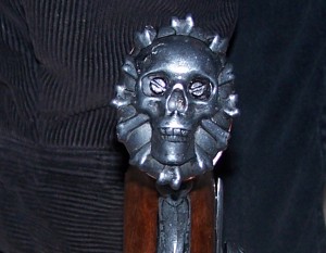Pirate Skull Butt 18th Century Flintlock Pistol