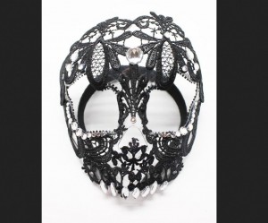 Sugar Skull Lace Mask