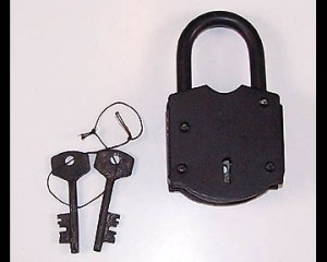 Antique Style Iron Lock
