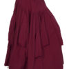 Festival Petal Skirt in Wine